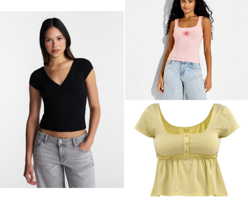 Cute tops & bottoms cover photo collage