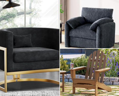 Armchair cover photo collage