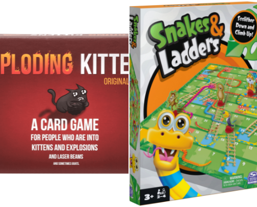 Family board games cover photo collage