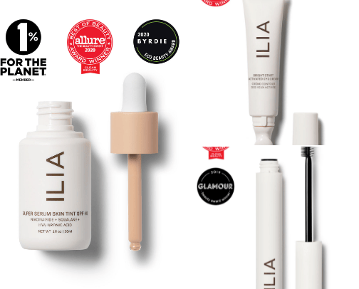 Ilia Beauty cover photo collage