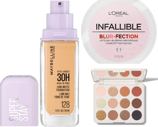 Date Night Glam- Drugstore Edition cover photo collage