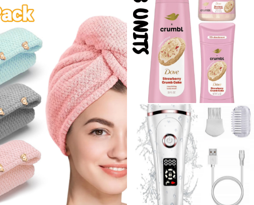 beauty products & more! cover photo collage