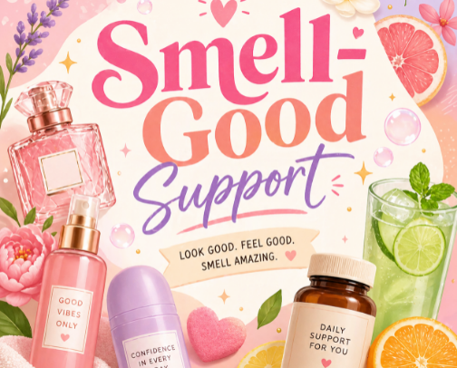 Smell-Good Support cover photo collage