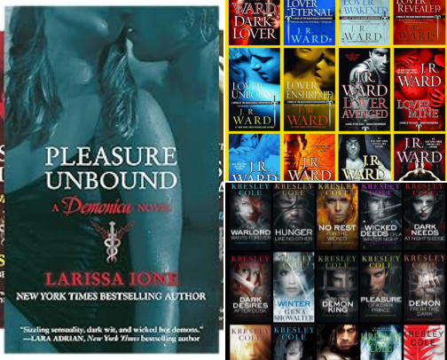 Paranormal Romance Recommendations cover photo collage