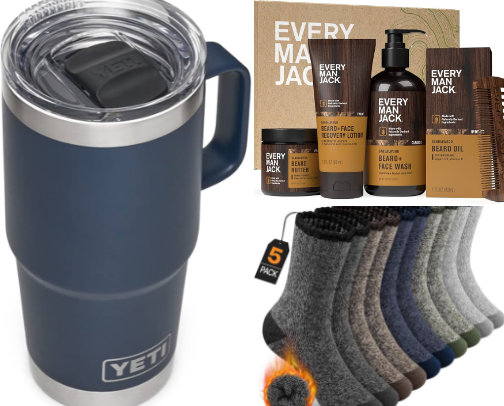 Christmas Gift Box for Him: Thoughtful Amazon Finds He'll Love cover photo collage