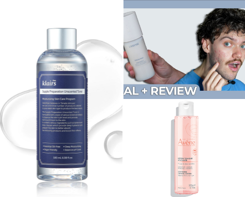 Gentle Toners for Sensitive Skin i recommend cover photo collage