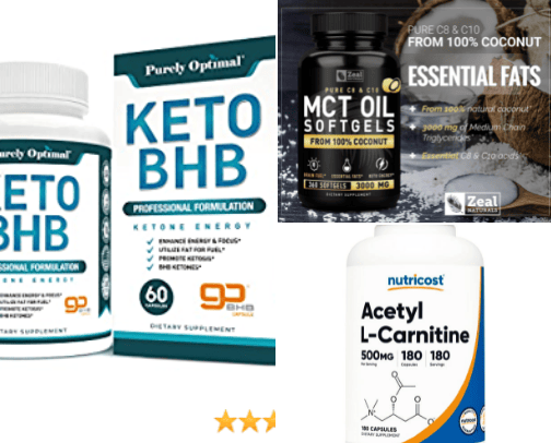 Supplements for Beginners on Keto cover photo collage