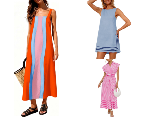 Summer Dresses You'll Live In All Season Long - all from Amazon! cover photo collage