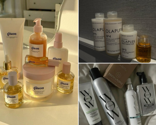 HAIR ROUTINE FOR LONG SHINY HEALTHY HAIR cover photo collage