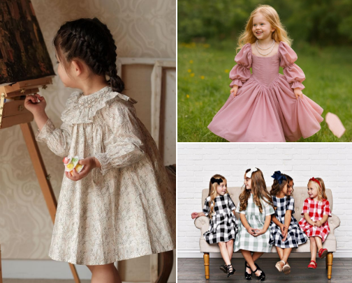 Adorable Girls’ OOTD Finds | Cute, Stylish & Picture-Perfect Kids Fashion 🎀 cover photo collage