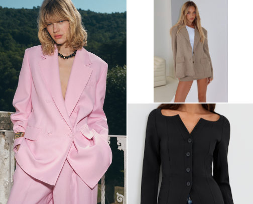 Smart & Sleek Blazers cover photo collage