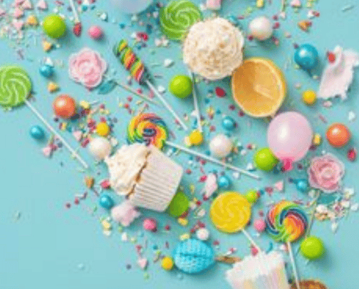 Sweets 🍬 cover photo collage
