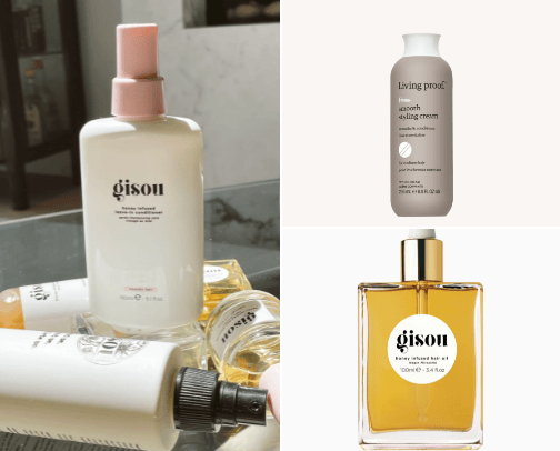 hair care cover photo collage
