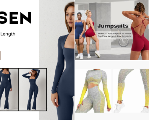 Top 10 Cutest Workout Sets Under $50 cover photo collage
