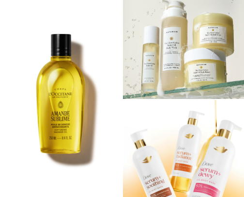 Mature skin approved bath routine cover photo collage