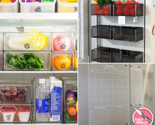 Fridge organization tips and tricks 🪄 cover photo collage