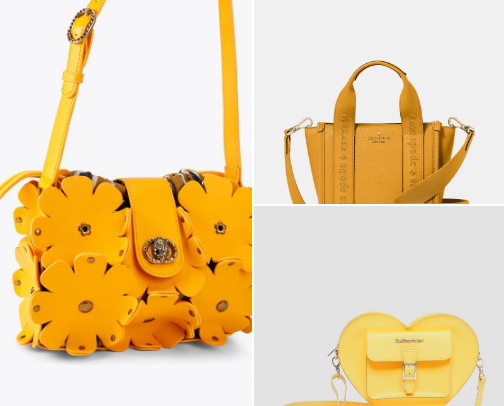 Yellow Bags and Accessories for my Girlies!!! 💛💝💛💝💛 cover photo collage