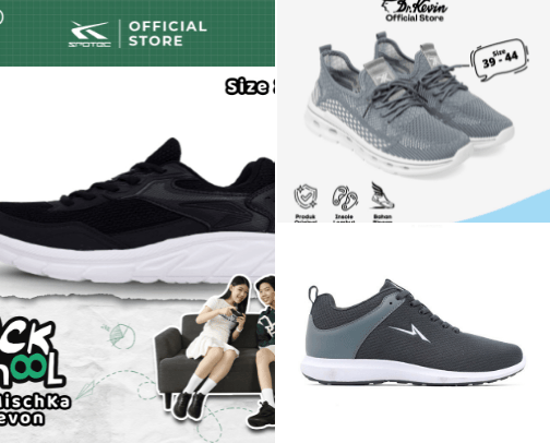 workout shoes for men cover photo collage