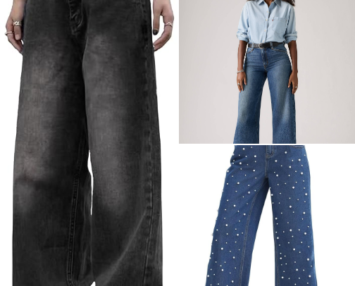 Denim, Shorts, Pants & Skirts cover photo collage