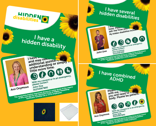 Hidden Disability Sunflower cover photo collage