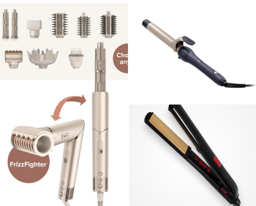 The Best Hair Styling Tools cover photo collage