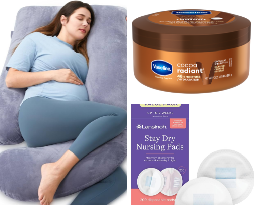 Pregnancy and postpartum best buys! cover photo collage
