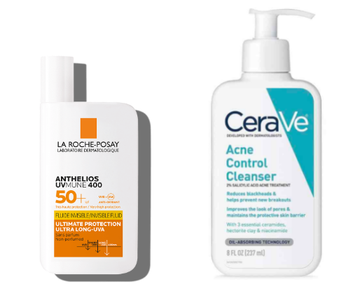 Skin care cover photo collage