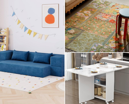 Studio apartment cover photo collage
