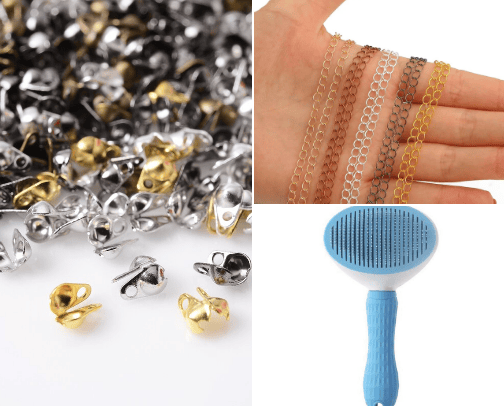 Jewerly making material cover photo collage