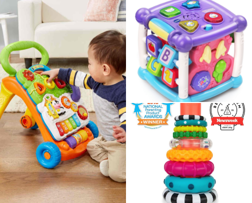 Baby toys 0-12m cover photo collage