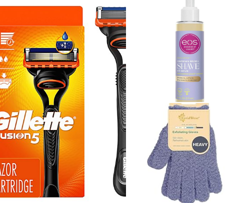 shave routine for SMOOTHHHH skin cover photo collage