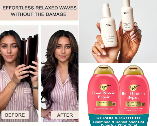 Natural Haircare & High Quality Extensions cover photo collage