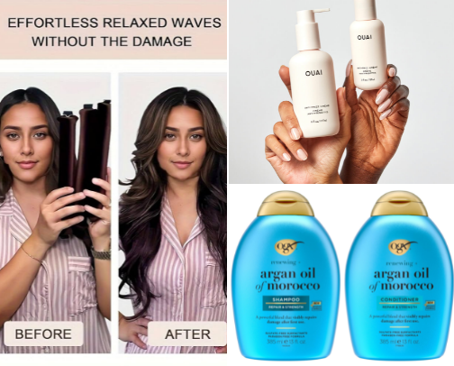 Natural Haircare & High Quality Extensions cover photo collage