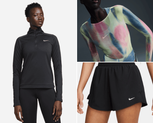 women sportswear - gym and training outfits cover photo collage