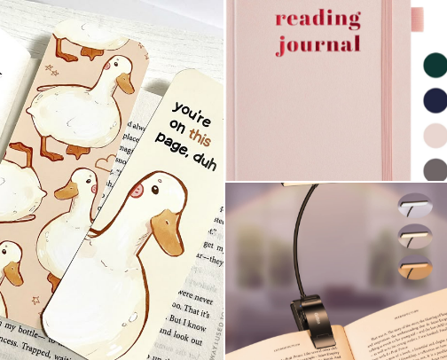 a book lovers essentials cover photo collage