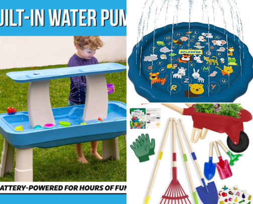 Summer Playtime Favorites that every busy mom needs! cover photo collage