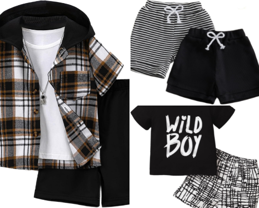 Baby Boy Wardrobe cover photo collage