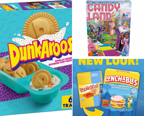 Throwback Childhood Games & Snacks🍿🧩 cover photo collage