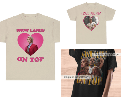 simping shirts cover photo collage