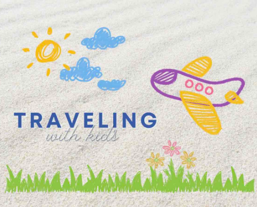 Traveling with tiny humans 👧🏼👦🏼 cover photo collage