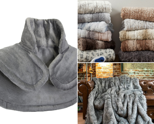 Warm and cozy Christmas gifts cover photo collage