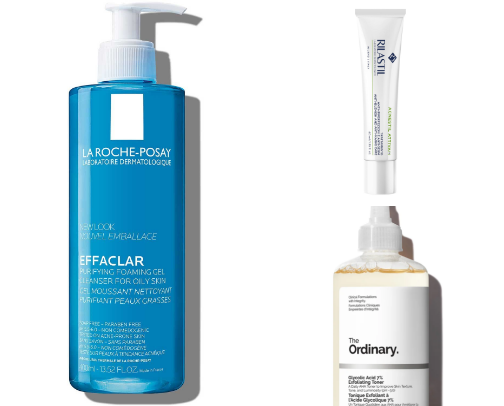 Skincare products for all! cover photo collage