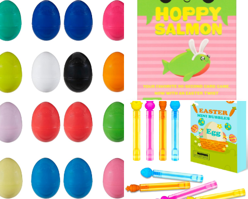 Easter basket stuffers cover photo collage