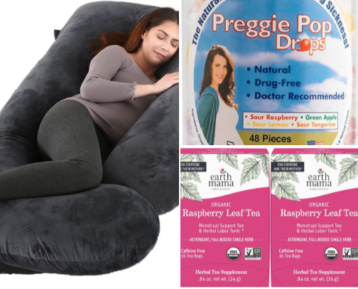 pregnancy must haves cover photo collage