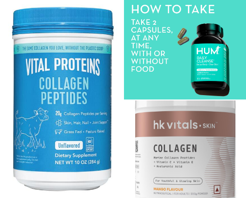 Top 18 Supplements & Multivitamins for Healthy, Glowing Skin cover photo collage