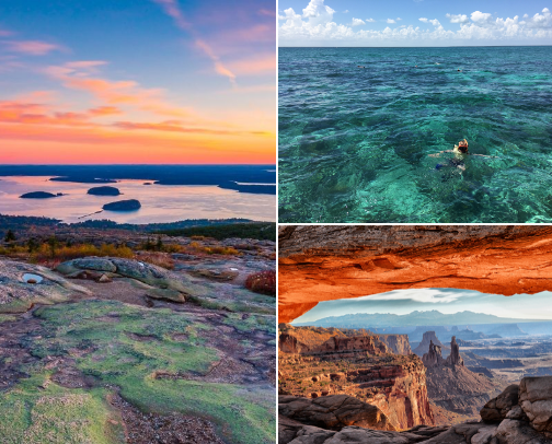 🟩oh the national parks 🏞️ you may go cover photo collage