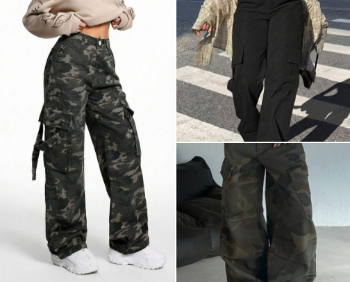 The cargo pants COOL COLLECTION🤓 cover photo collage
