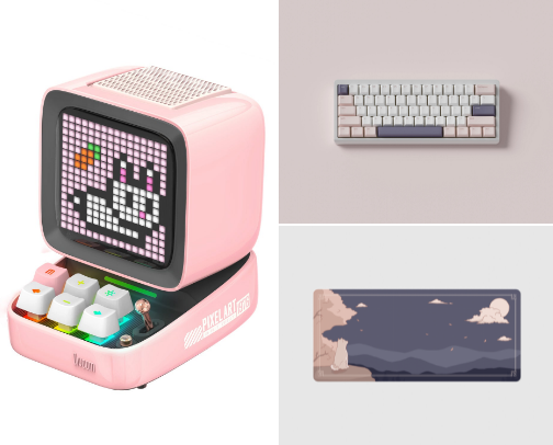 Desk setup list cover photo collage