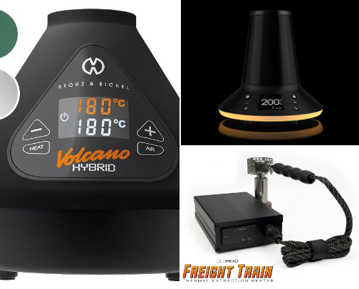 High-End Dry Herb Vaporizers: The Connoisseur's Guide to Pure Flavor cover photo collage