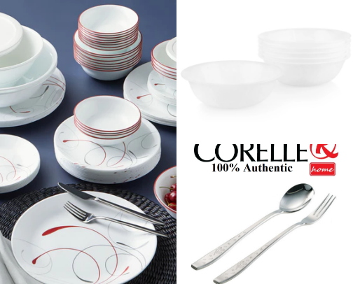 Corelle Dinnerware Sets cover photo collage